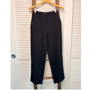 Aritzia Wilfred Black High Waisted Cropped Trousers Pants Size 2